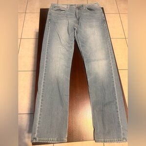 Calvin Klein Jeans Light Blue Straight Leg Denim